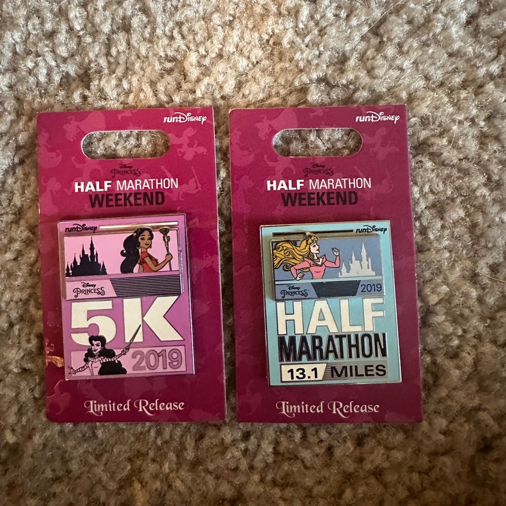 2 runDisney 2019 pins
